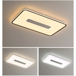 Moderne Stor Dimbar Rektangulær Innfelt Taklampe Fullspektret Øyebeskyttelse