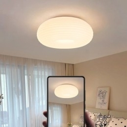 Dimmbar Fullspektret Øyebeskyttelse Rund Moderne Innfelt Taklampe