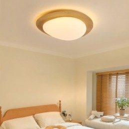 Nordisk Taklampe Med Stein Og Tømmer, Fullspektret Øyebeskyttelse