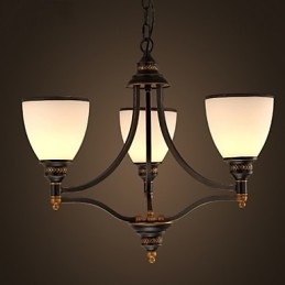 Retro Minimalistiske Taklamper Europeiske Stil Glasstaklamper Lampe
