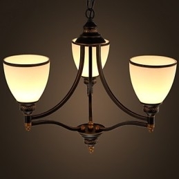 Retro Minimalistiske Taklamper Europeiske Stil Glasstaklamper Lampe