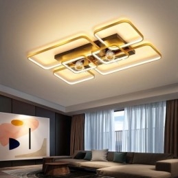 Takvifte Med Lys Dekorativ Ventilator Akryllampe