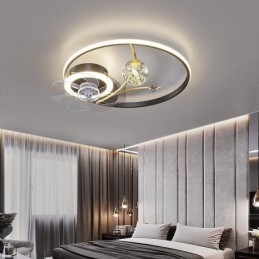 Takvifte Med Lys Dekorativ Ventilatorlampe Akryl