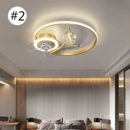 Takvifte Med Lys Dekorativ Ventilatorlampe Akryl