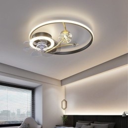 Takvifte Med Lys Dekorativ Ventilatorlampe Akryl