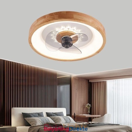 Moderne Inverter Takvifte Med Lys Fjernkontroll Taklampe Viftelampe