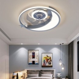 Månetakviftelys Kreativitetstaklampe