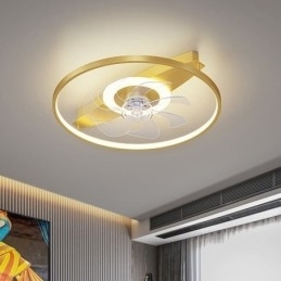 Moderne Takvifte Med Lys, Fjernkontroll, Ventilatorlampe