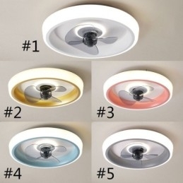 Moderne Takvifte Med Lys Fjernkontroll Taklampe