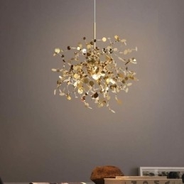 3 Lys Lysekrone Lys Rustfritt Stål Anheng Belysning Taklampe