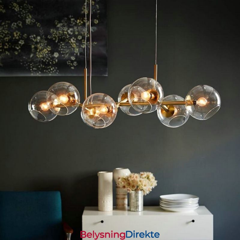 Moderne Magic Bean-Pendellampe, Enkel Med 8 Lys