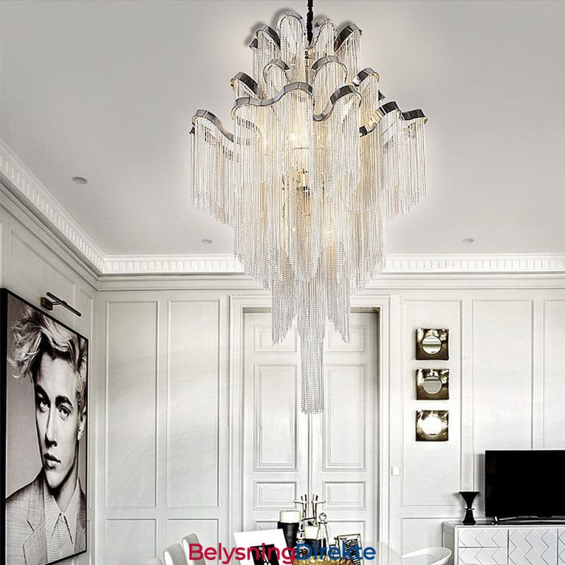 Moderne Elegant Anhengslampe Med Kvast