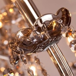 Stor Europeisk Krystalllysekrone Elegant Anhengslampe