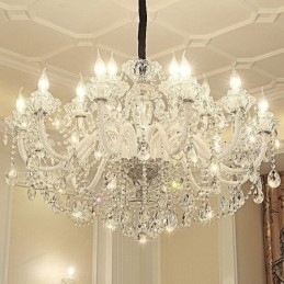 Luksuriøs Krystalllysekrone Europeisk Elegant Anhengslampe