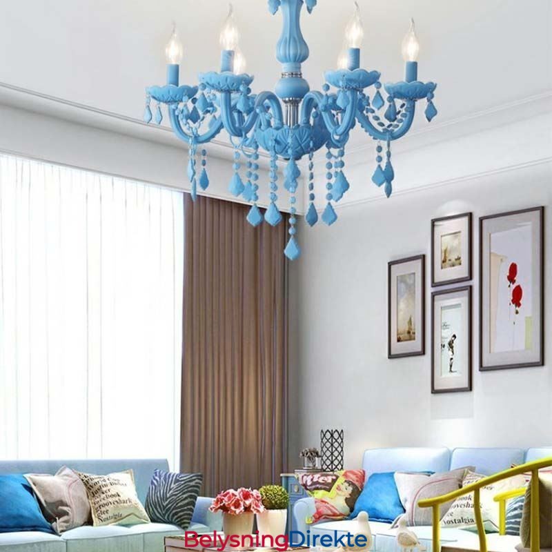 Elegant Krystalllysekrone Europeisk Stor Pendellampe