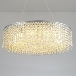 Moderne Krystalllysekrone Europeisk Luksuriøs Dekorativ Taklampe Med 12 Lys
