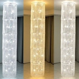 Luksuriøs Krystalllysekrone Moderne Dekorasjonstaklampe Med 36 Lys