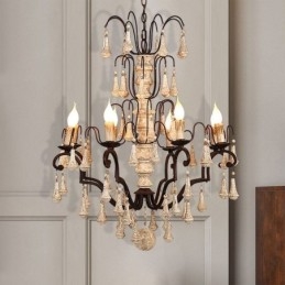 Elegant Lysekrone I Tre, Retrostil