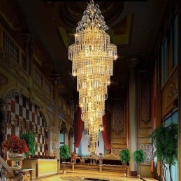 Elegant Krystallimperiumslysekrone Europeisk Luksuriøs Lang Anheng