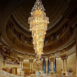 Elegant Krystallimperiumslysekrone Europeisk Luksuriøs Lang Anheng