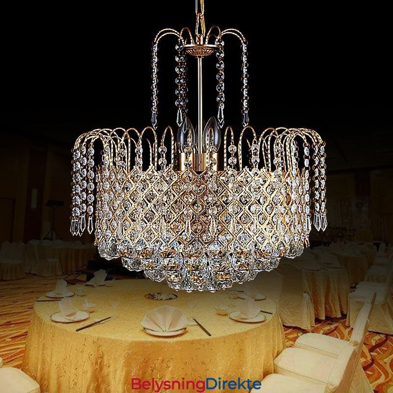 Luksuriøs Krystalllysekrone Moderne Elegant Anhengslampe