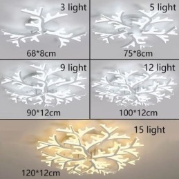 Innfelt Moderne Minimalistisk Taklampe Med Gevir