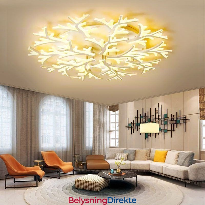 Innfelt Moderne Minimalistisk Taklampe Med Gevir
