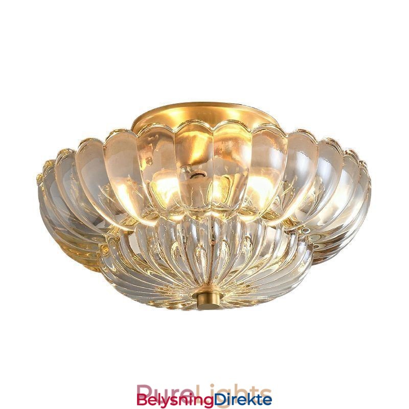 Moderne Lotus-Taklampe Med Innfelt Tak