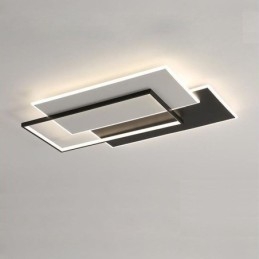 Minimalistisk Firkantet Akryl Taklampe I Innfelt Form