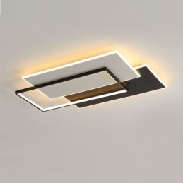 Minimalistisk Firkantet Akryl Taklampe I Innfelt Form