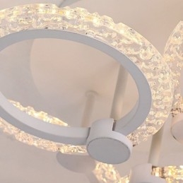Innfelt Moderne Minimalistisk Sirkelformet Akrylblomst Taklampe