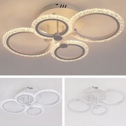 Innfelt Moderne Minimalistisk Sirkelformet Akrylblomst Taklampe