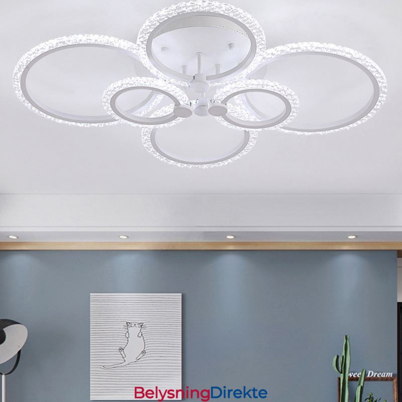 Innfelt Moderne Minimalistisk Sirkelformet Akrylblomst Taklampe