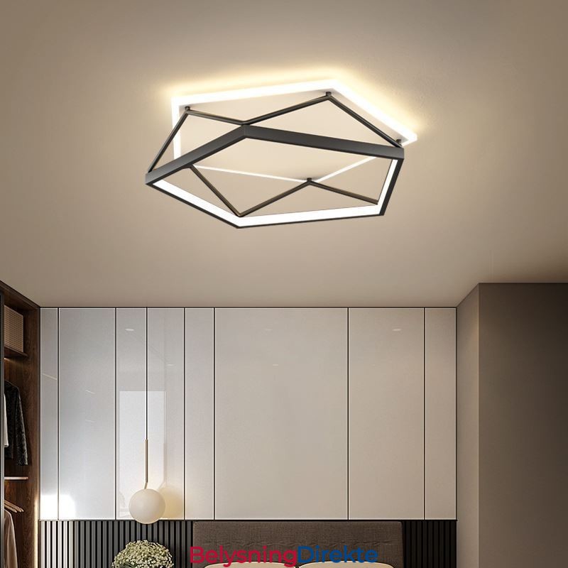 Innfelt Hul Tredimensjonal Taklampe 55 Cm