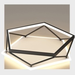 Innfelt Hul Tredimensjonal Taklampe 55 Cm