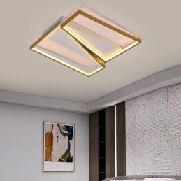 Minimalistisk Mosaikk Trapesformet Taklampe I Innfelt Form