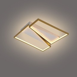 Minimalistisk Mosaikk Trapesformet Taklampe I Innfelt Form