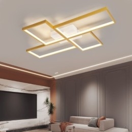 Innfelt Mosaikk Geometrisk Firkantet Taklampe