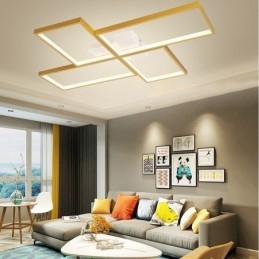 Innfelt Mosaikk Geometrisk Firkantet Taklampe