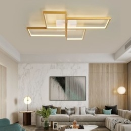 Innfelt Mosaikk Geometrisk Firkantet Taklampe