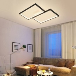 Innfelt Mosaikk Geometrisk Firkantet Taklampe