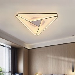 Minimalistisk Trekantet Taklampe I Innfelt Form