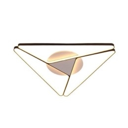 Minimalistisk Trekantet Taklampe I Innfelt Form