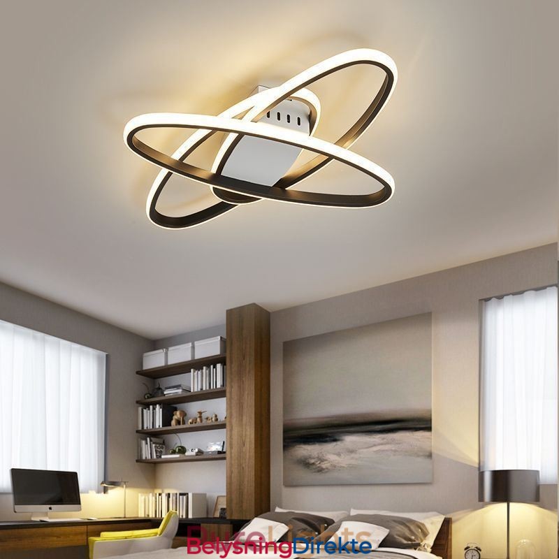 Minimalistisk, Innfelt Planetarisk Taklampe Med Surround-Effekt