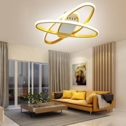 Minimalistisk, Innfelt Planetarisk Taklampe Med Surround-Effekt