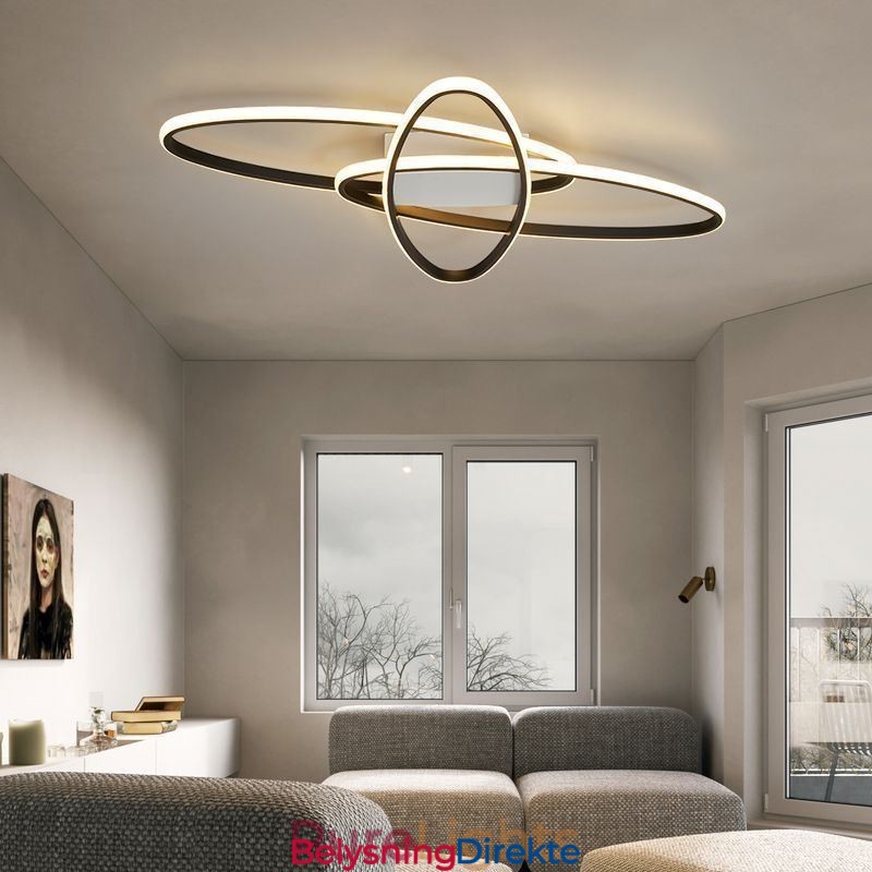 Minimalistisk, Innfelt Planetarisk Taklampe Med Surround-Effekt