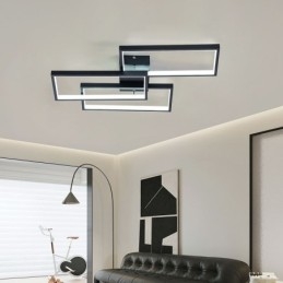 Innfelt Akryl Geometrisk Rektangulær Taklampe