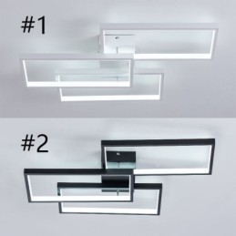 Innfelt Akryl Geometrisk Rektangulær Taklampe