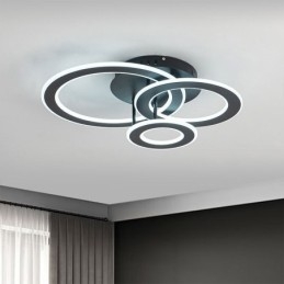 Innfelt Trippel Rund Akryl Taklampe
