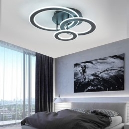 Innfelt Trippel Rund Akryl Taklampe